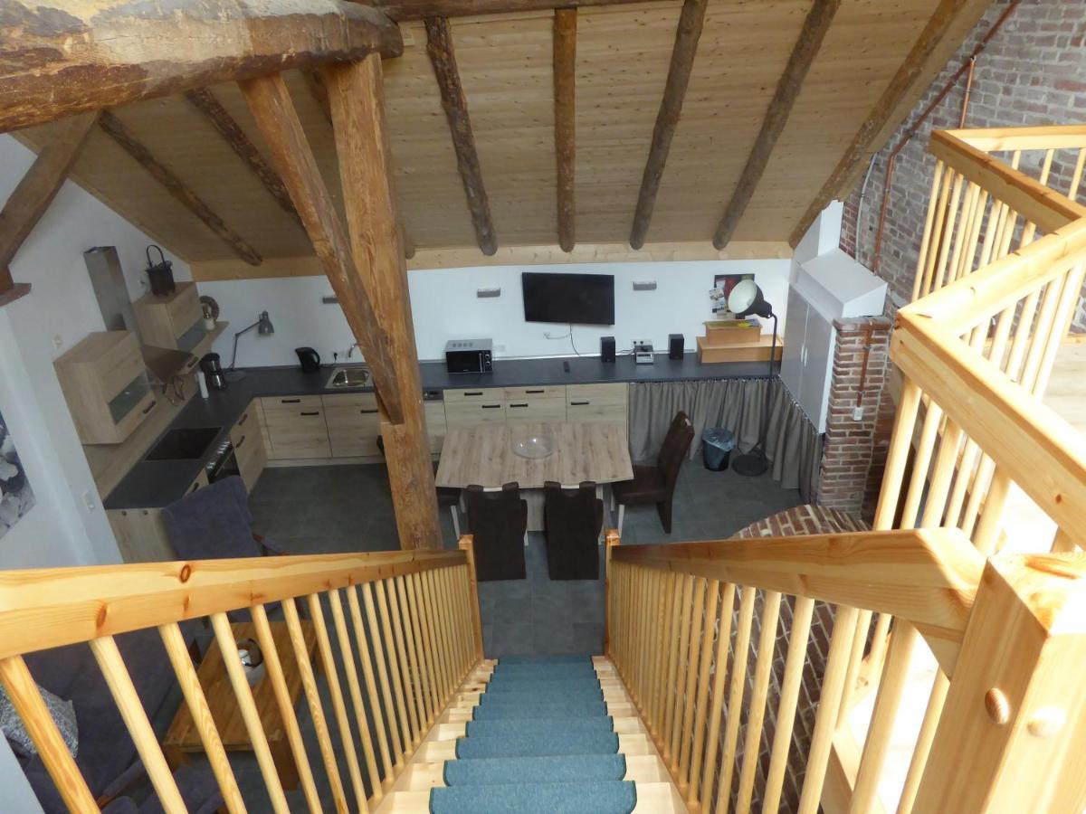 Ferienwohnung Gulf Im Gulfhof Am Kanal Grossefehn Bagian luar foto