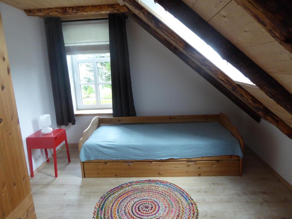 Ferienwohnung Gulf Im Gulfhof Am Kanal Grossefehn Bagian luar foto